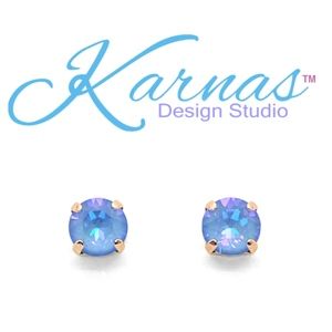 🎉HP🎉 Ocean DeLite 8mm Earrings Austrian Crystal
